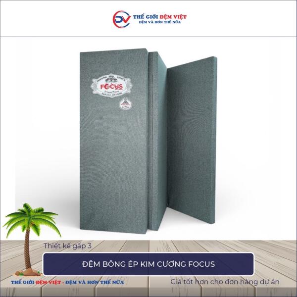 Đệm bông ép Kim Cương Focus 3